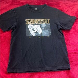 Uniqlo Black Anime T-Shirt